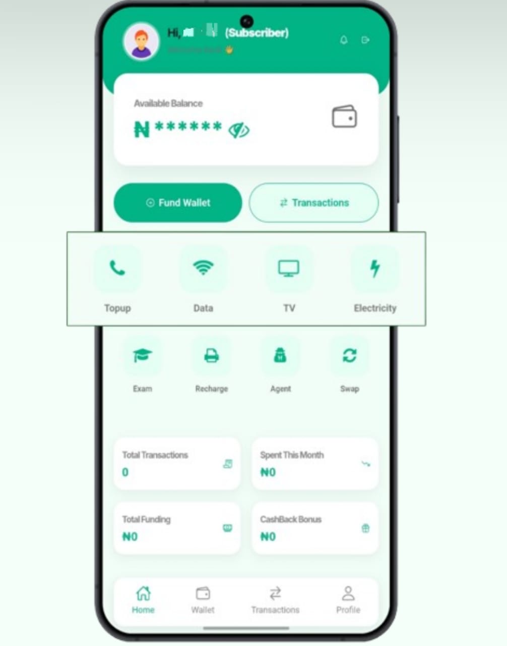 Billspay App Screenshot